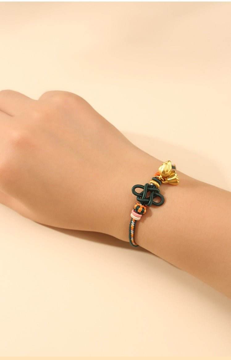 Hand - Woven Wan - character Knot Hand Rope, DIY Chinese - style Jewelry for Gifting - STAR8S