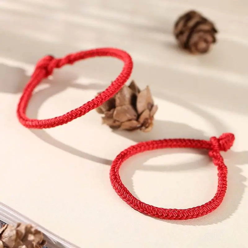Hand - woven Red Rope Baby Bracelet, Traditional and Lucky with Ethnic Style - STAR8S