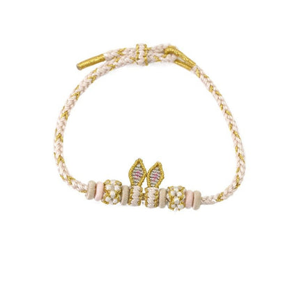 Handcrafted Red String Bracelet – Rabbit Ears Design for the Year of the Rabbit – Lucky Charm and Gift Idea | STAR8S - STAR8S