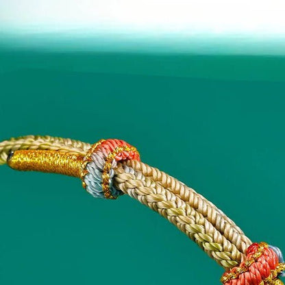 Handcrafted Red String Bracelet – Sunflower Design – Lucky Charm for Exams and Success | STAR8S - STAR8S