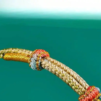 Handcrafted Red String Bracelet – Sunflower Design – Lucky Charm for Exams and Success | STAR8S - STAR8S