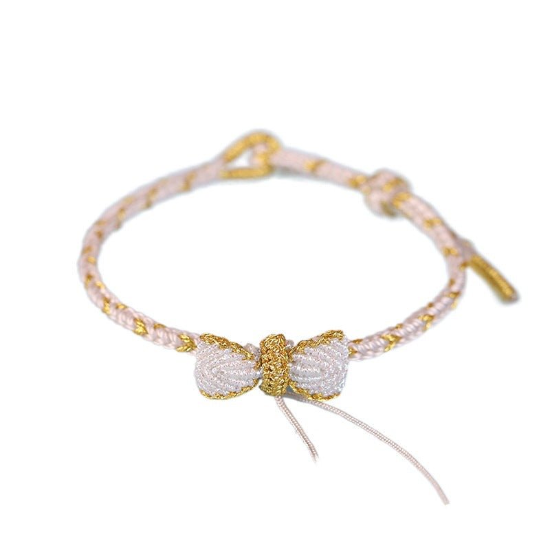 Handmade Bow Knot Adjustable Red String Bracelet - Fresh Design | STAR8S - STAR8S