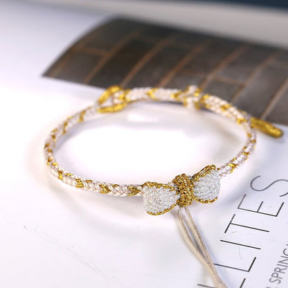 Handmade Bow Knot Adjustable Red String Bracelet - Fresh Design | STAR8S - STAR8S