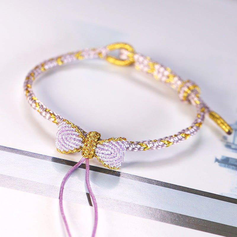 Handmade Bow Knot Adjustable Red String Bracelet - Fresh Design | STAR8S - STAR8S