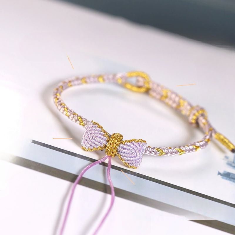 Handmade Bow Knot Adjustable Red String Bracelet - Fresh Design | STAR8S - STAR8S