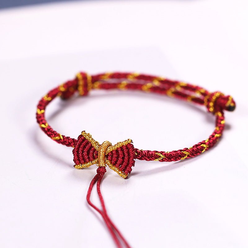 handmade bow knot red string bracelet – the perfect gift for her | star8s - star8s