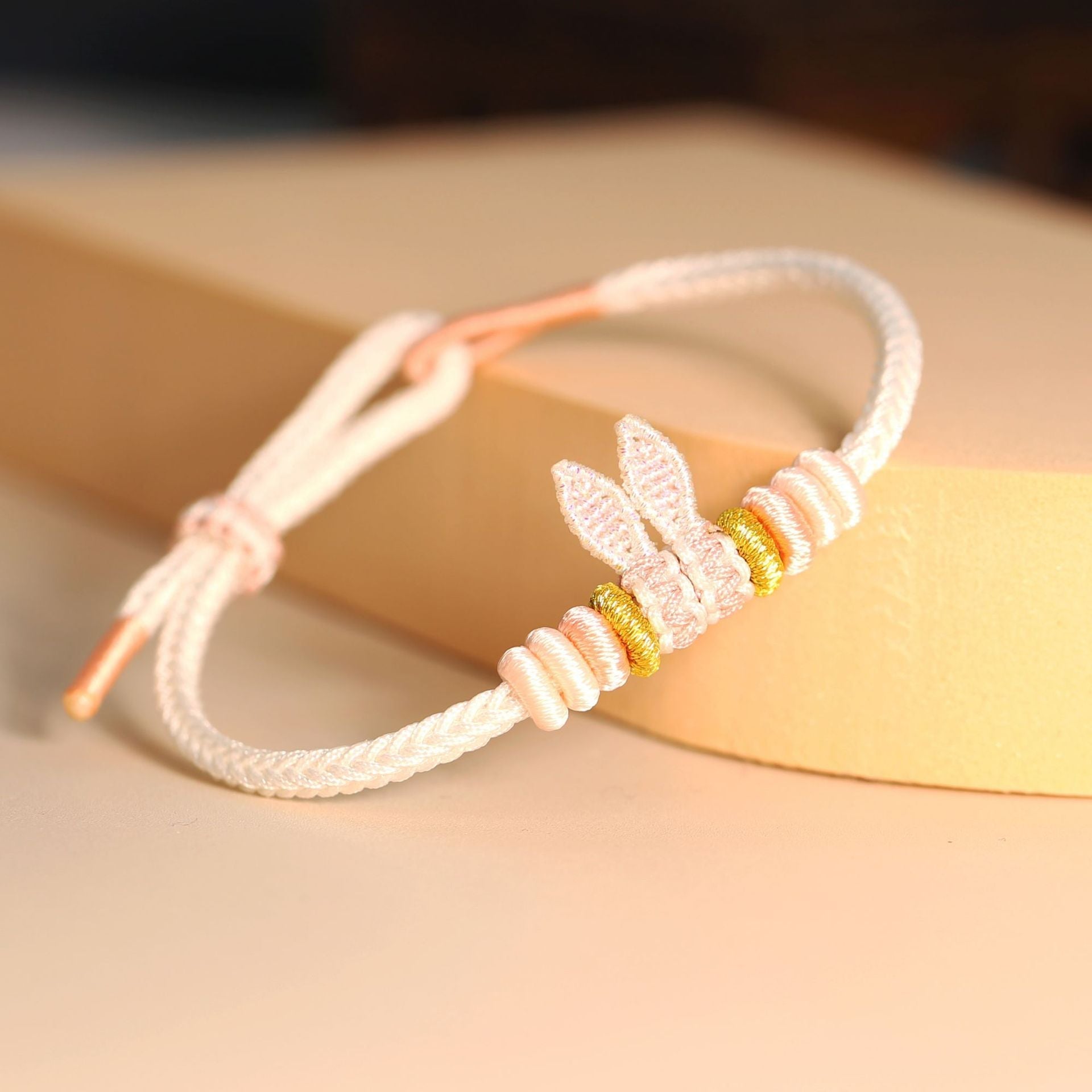 Handmade Bunny Ears Bracelet – Cute Adjustable Red String Bracelet | STAR8S - STAR8S