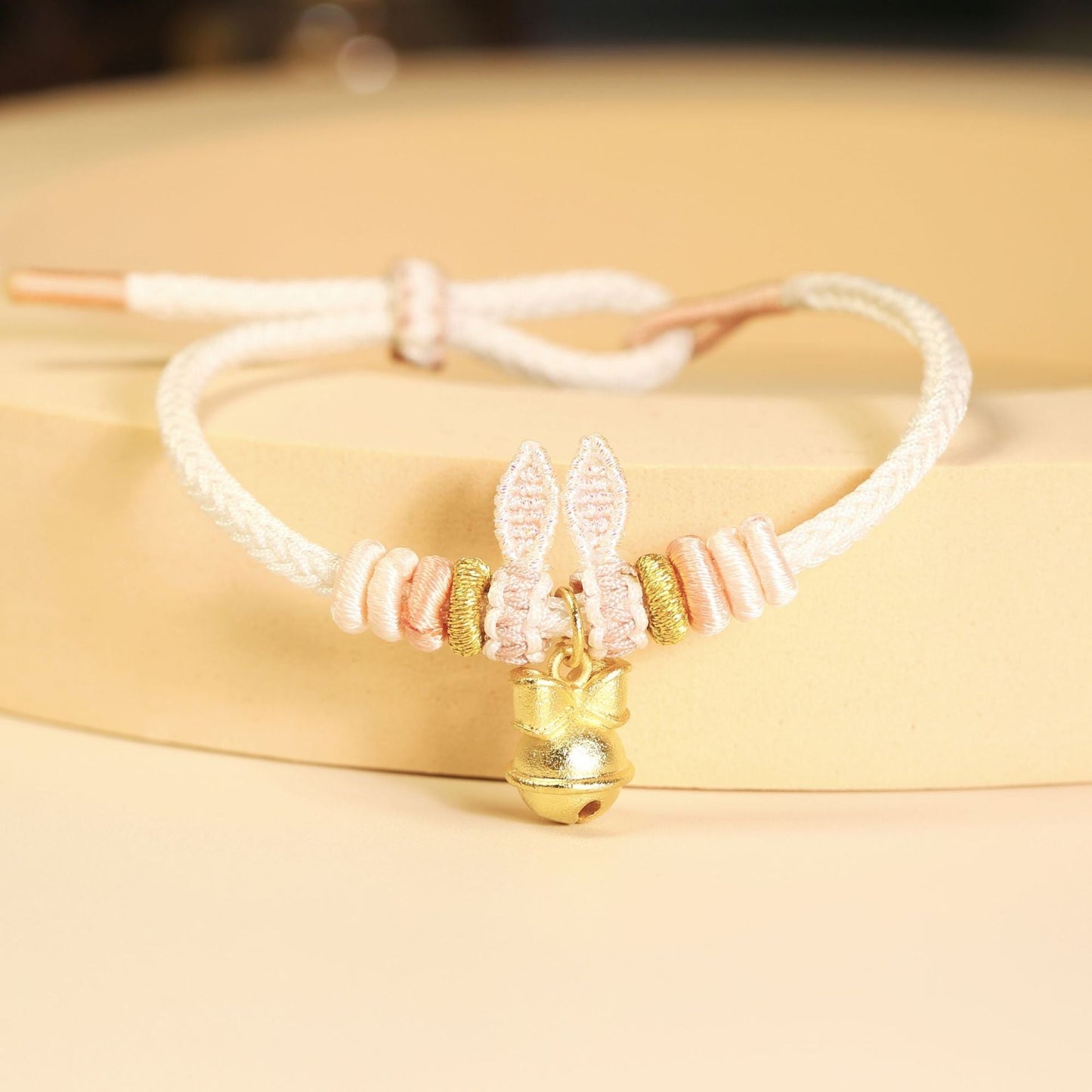handmade bunny ears bracelet – cute adjustable red string bracelet | star8s - star8s