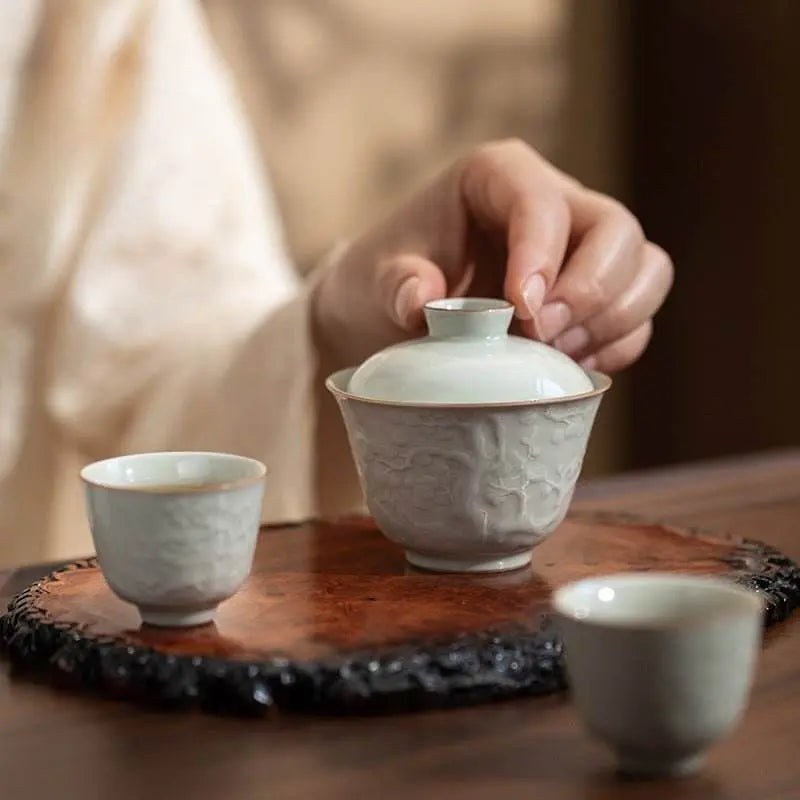 handmade ceramic tea ware with bingtai glaze elevate home tea - tasting style - star8s