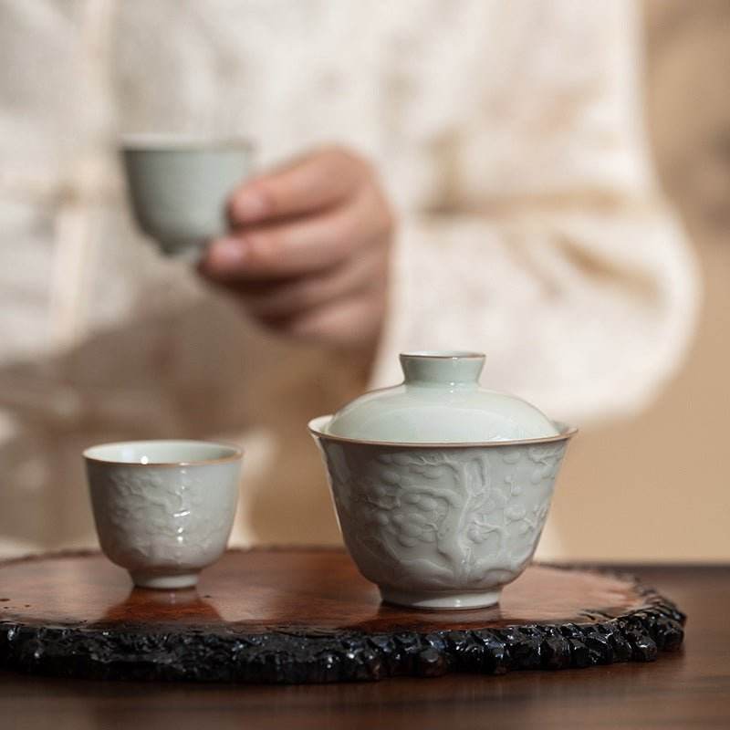 Handmade Ceramic Tea Ware with Bingtai Glaze Elevate Home Tea - Tasting Style - STAR8S