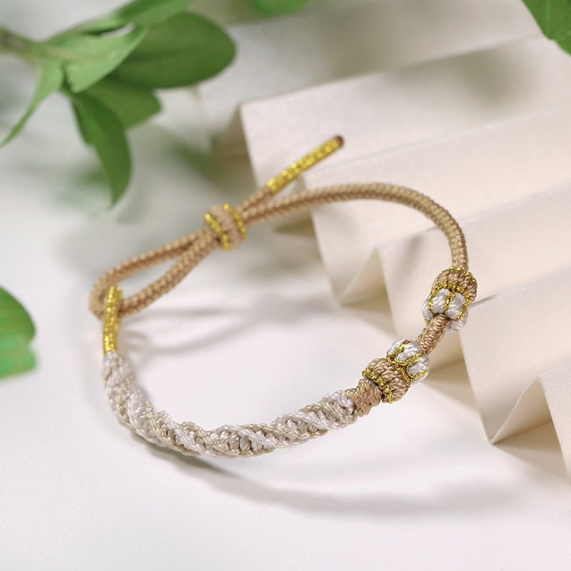 handmade chinese dragon knot red string adjustable bracelet | colorful jewelry for luck & protection | star8s - star8s