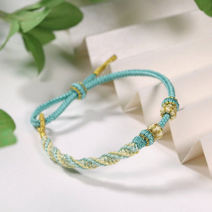 Handmade Chinese Dragon Knot Red String Adjustable Bracelet | Colorful Jewelry for Luck & Protection | STAR8S - STAR8S