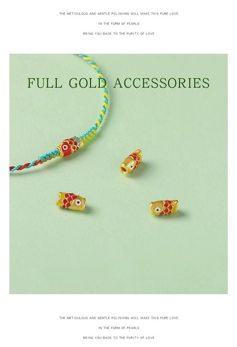 Handmade Colorful Red String Bracelet with Koi Fish for Women | 2025 Dragon Boat Festival Gift - STAR8S