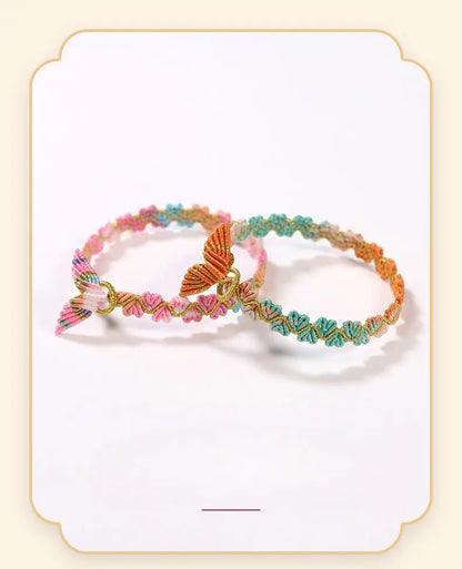 Handmade Dragon Boat Festival Five‑Color Koi Fish Tail Bracelet – Heart‑to‑Heart Lucky Wrist Cord  | STAR8S