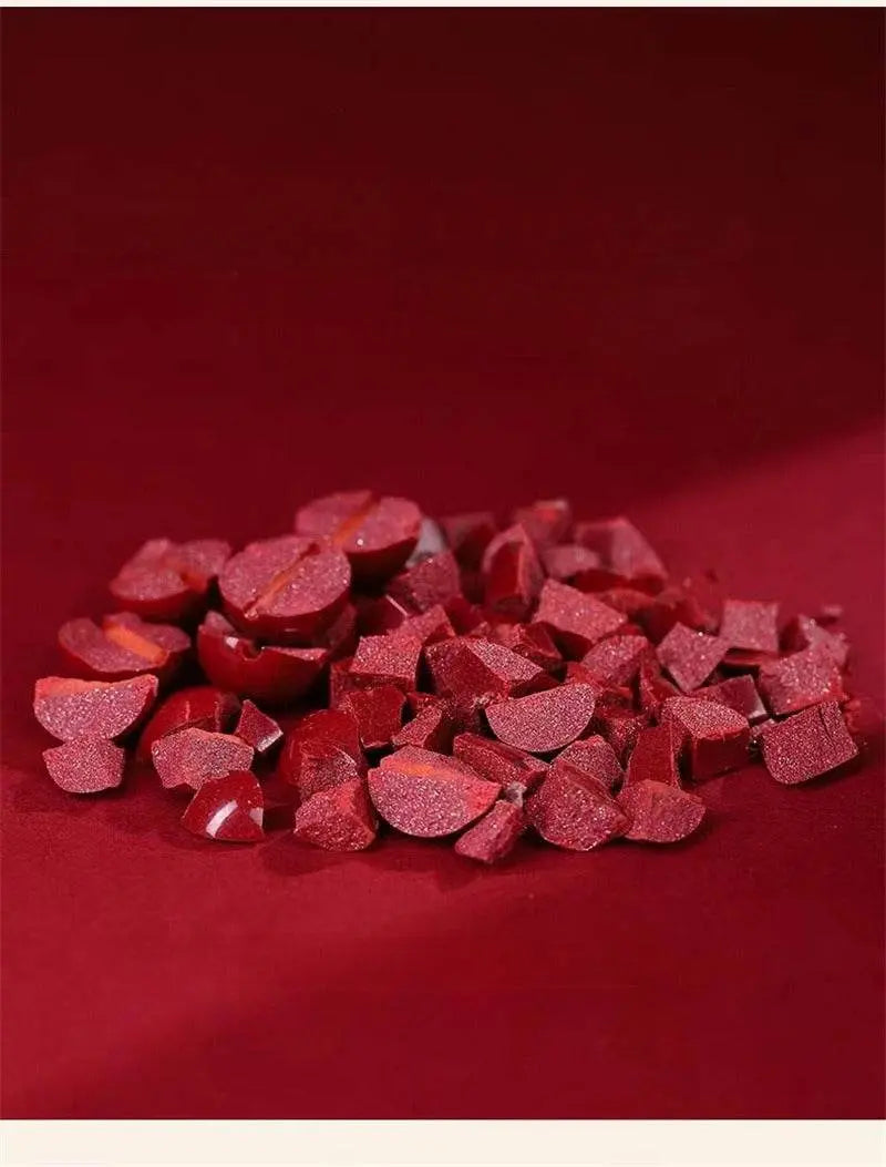 natural cinnabar hand rope with jade safety buckle, woven fashion jewelry for women - star8s