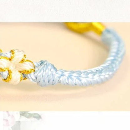Handmade Pipa Knot Chinese Knot Peach Blossom Red String Bracelet | STAR8S - STAR8S