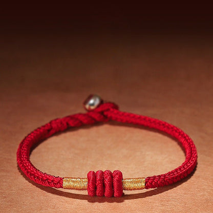 Handmade Red String Bracelet – Year of Birth, Couples, Unisex, Symbol of Safety and Blessings - STAR8S