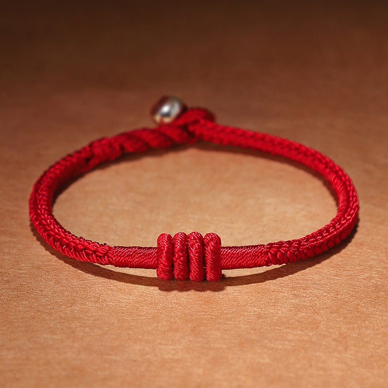 Handmade Red String Bracelet – Year of Birth, Couples, Unisex, Symbol of Safety and Blessings - STAR8S