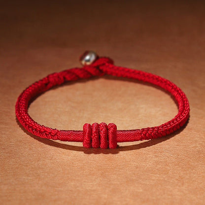 Handmade Red String Bracelet – Year of Birth, Couples, Unisex, Symbol of Safety and Blessings - STAR8S