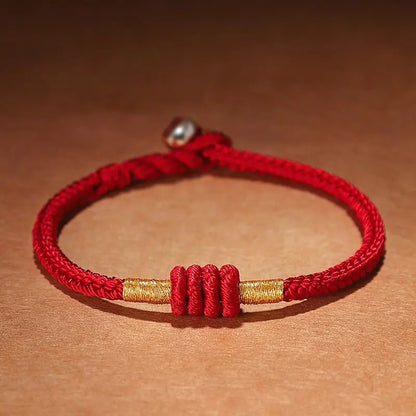 Handmade Red String Bracelet – Year of Birth, Couples, Unisex, Symbol of Safety and Blessings - STAR8S