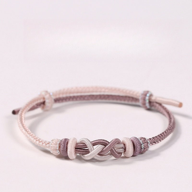 handmade red string bracelet for women | adjustable braided knot bracelet | star8s - star8s