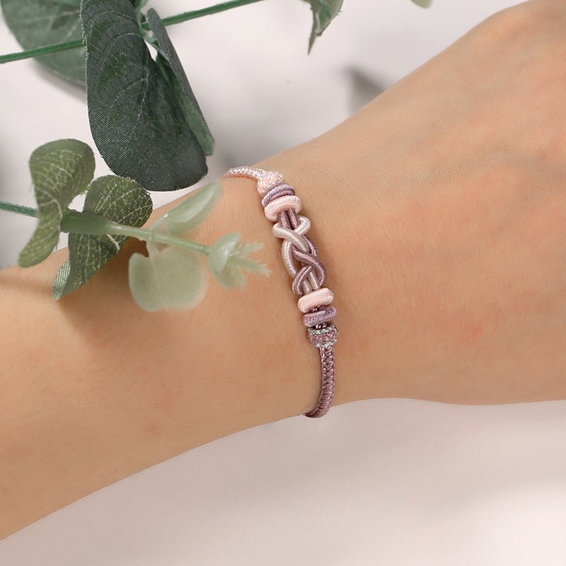 handmade red string bracelet for women | adjustable braided knot bracelet | star8s - star8s