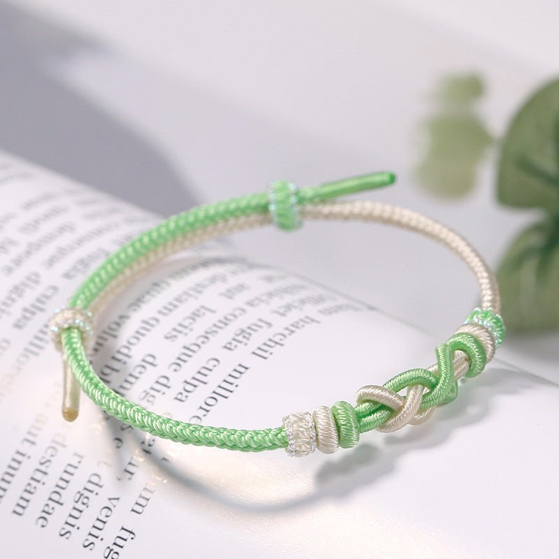 handmade red string bracelet for women | adjustable braided knot bracelet | star8s - star8s