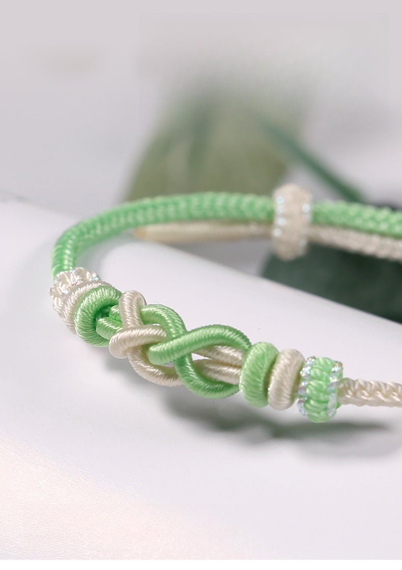 Handmade Red String Bracelet for Women | Adjustable Braided Knot Bracelet | STAR8S - STAR8S