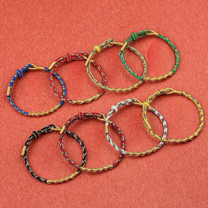 handmade red string bracelet for zodiac year - protection bracelet for men & women - star8s