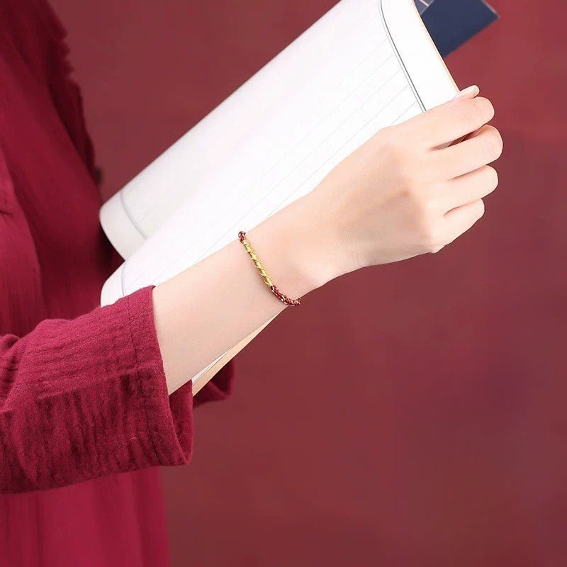 handmade red string bracelet for zodiac year - protection bracelet for men & women - star8s