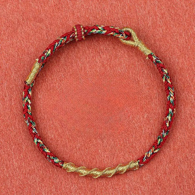 handmade red string bracelet for zodiac year - protection bracelet for men & women - star8s