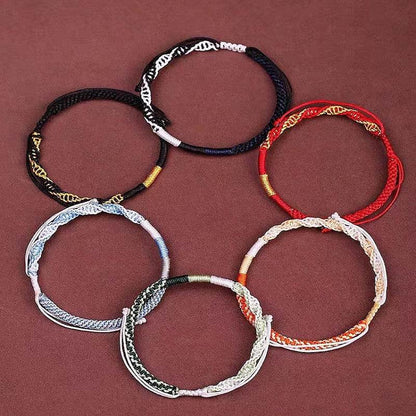 Hand - Woven Red Rope Bracelet, Dragon - knot Couple Jewelry for Stylish Wear - STAR8S