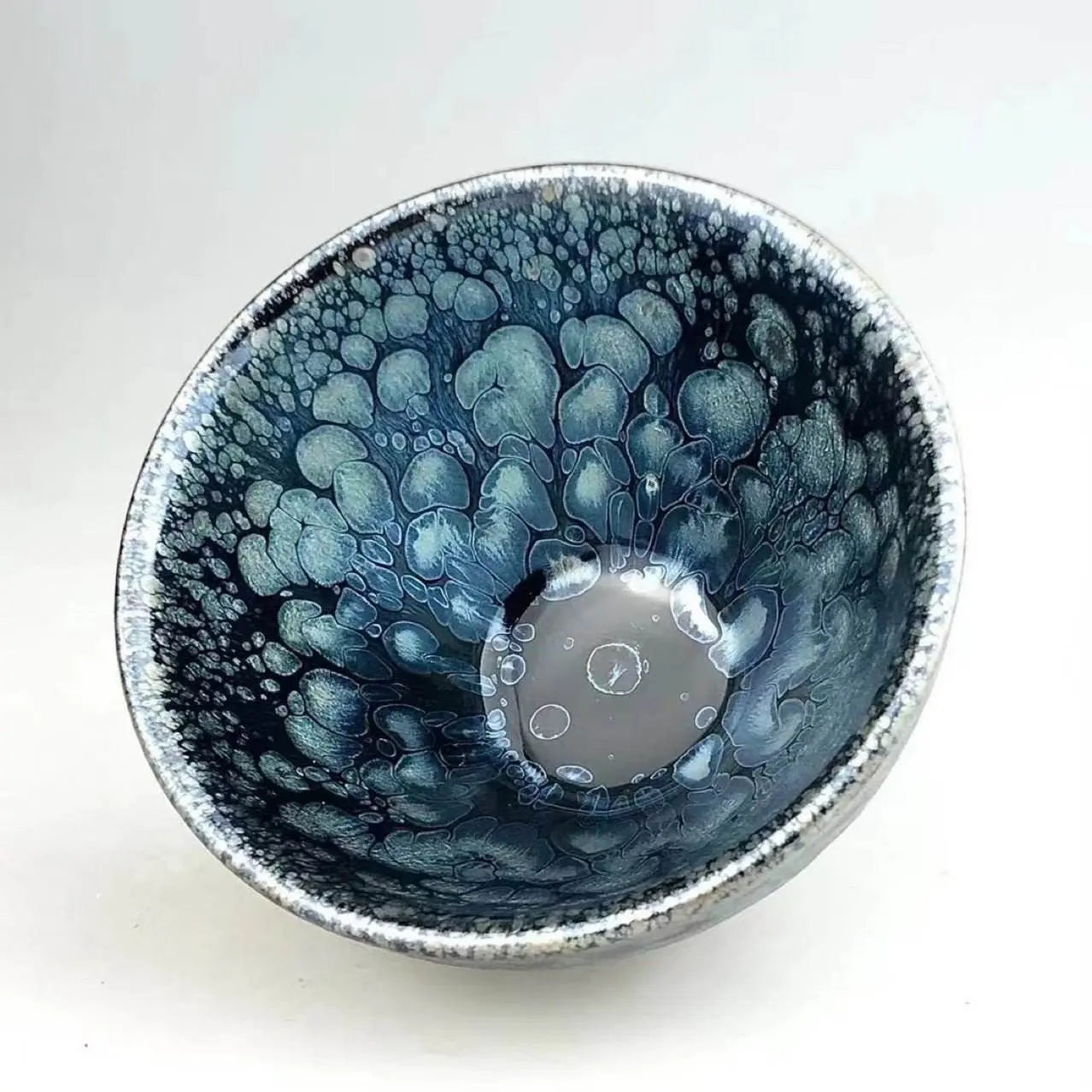 jianzhan tea cup – blue lotus handmade, elegant & exquisite for kung fu tea - star8s