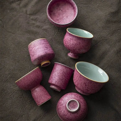 Jianzhan Tea Cup – Exquisite Kiln - Changed Crystal, Unique & Elegant for Gongfu Tea - STAR8S