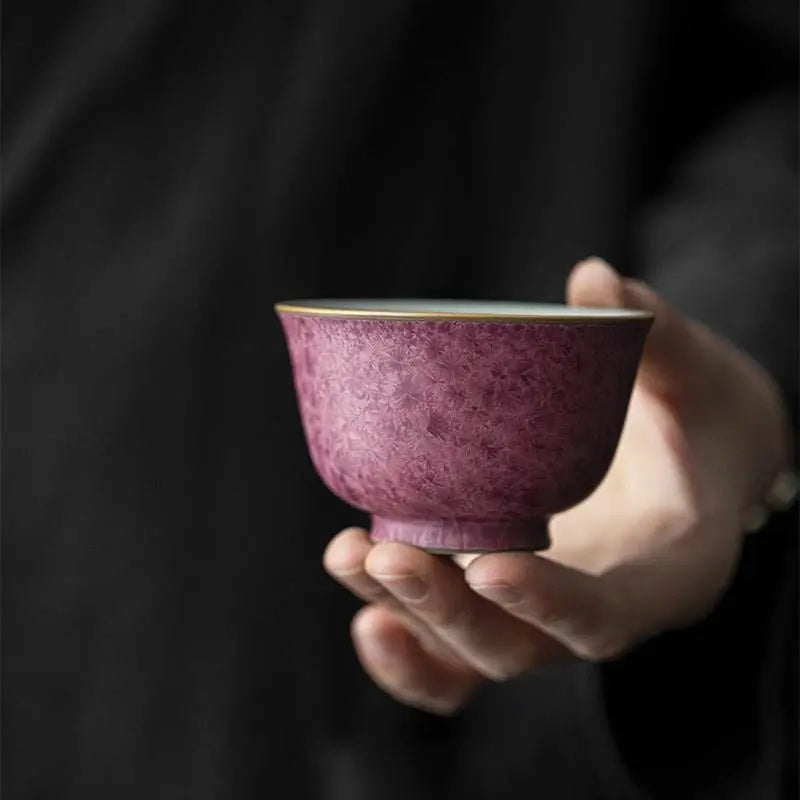 Jianzhan Tea Cup – Exquisite Kiln - Changed Crystal, Unique & Elegant for Gongfu Tea - STAR8S