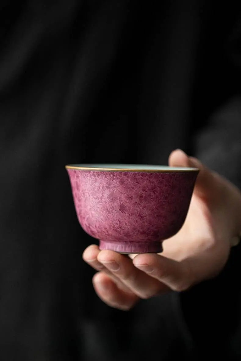 jianzhan tea cup – exquisite kiln - changed crystal, unique & elegant for gongfu tea - star8s