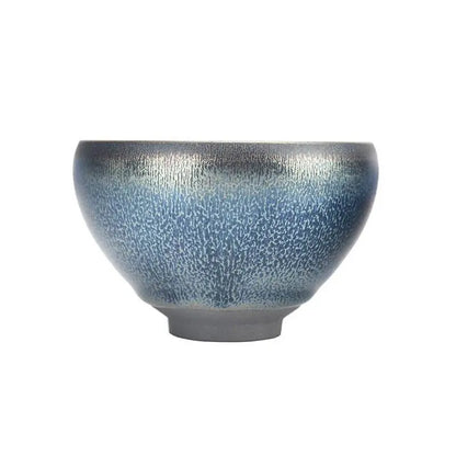 Jianzhan Tea Cup – Handmade Blue Kylin, Unique & Exquisite Kiln - Changed Glaze Oil Drop - STAR8S
