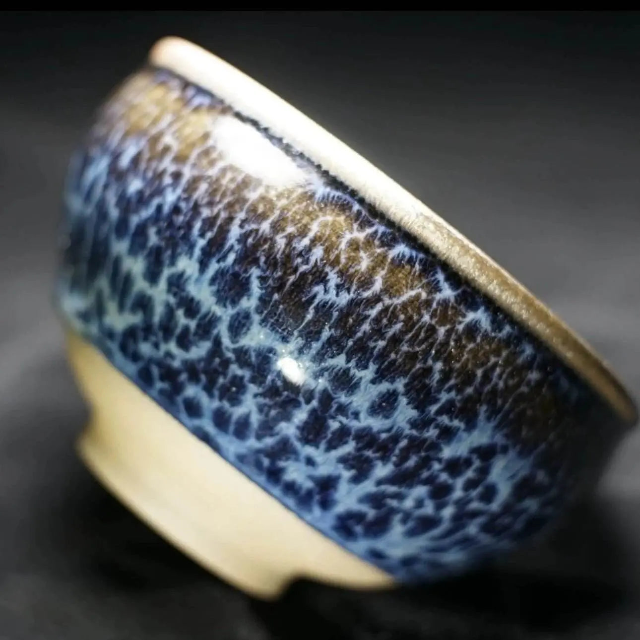 jianzhan tea cup – handmade chai - fired moyu queyu, exquisite & unique masterpiece - star8s