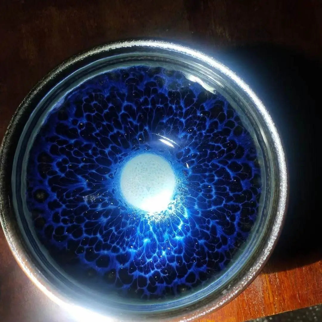 Jianzhan Tea Cup – Handmade Chai - fired Moyu Queyu, Exquisite & Unique Masterpiece - STAR8S