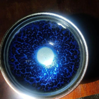 Jianzhan Tea Cup – Handmade Chai - fired Moyu Queyu, Exquisite & Unique Masterpiece - STAR8S