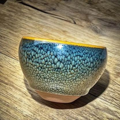 Jianzhan Tea Cup – Handmade Green Partridge, Unique & Exquisite Masterpiece - STAR8S