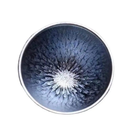 Jianzhan Tea Cup – Handmade Hundred - Flowers Bowl, Exquisite & Unique Masterpiece - STAR8S