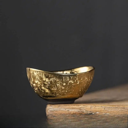 Jianzhan Tea Cups Ingot Handcrafted Ceramics, Tea Ceremony Stress Relief Collector's Artistic Legacy - STAR8S