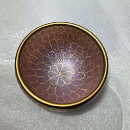 Jianzhan Tea Cups – Gold-Hare’s Fur Glaze & Zodiac Silver Inlay, Tea Ceremony Stress Relief & Connoisseur Prestige - STAR8S