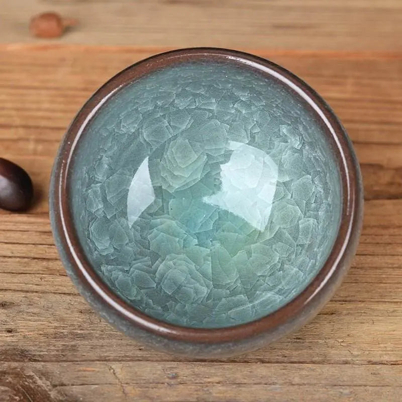 Jianzhan Tea Cups – Home Ice Crackle Glaze, Stress Relief for Daily Sipping & Connoisseur Pride - STAR8S