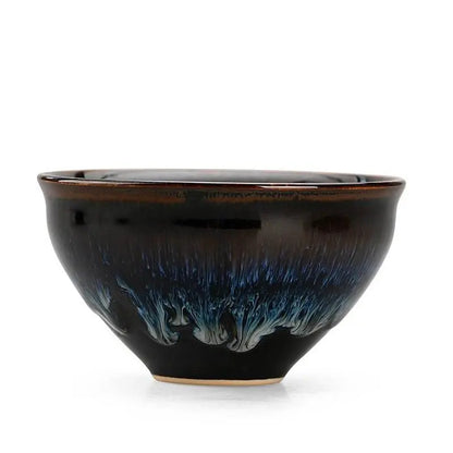 Jianzhan Tea Cups – Kiln-Transformed Bundle Mouth Design, Tea Ceremony Stress Relief & Connoisseur Prestige - STAR8S