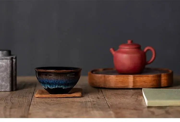 jianzhan tea cups – kiln-transformed bundle mouth design, tea ceremony stress relief & connoisseur prestige - star8s