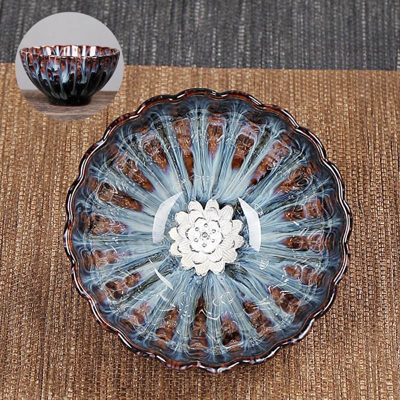 Jianzhan Tea Cups – Silver-Inlaid Kiln Masterpiece, Gifting Calm & Collector’s Pride - STAR8S