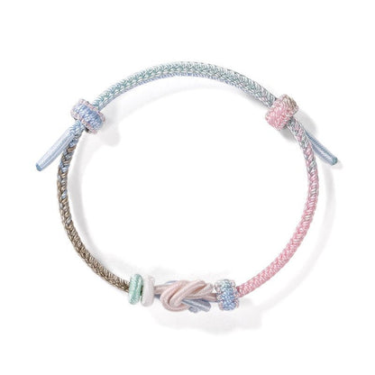 Lucky Adjustable Red String Bracelet: Mandala Gradient Segment Dyeing | STAR8S