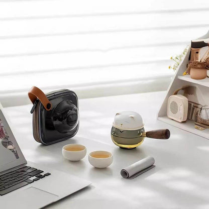 Lucky Cat Kuaike Cup Portable Gongfu Tea Set with Filter - STAR8S